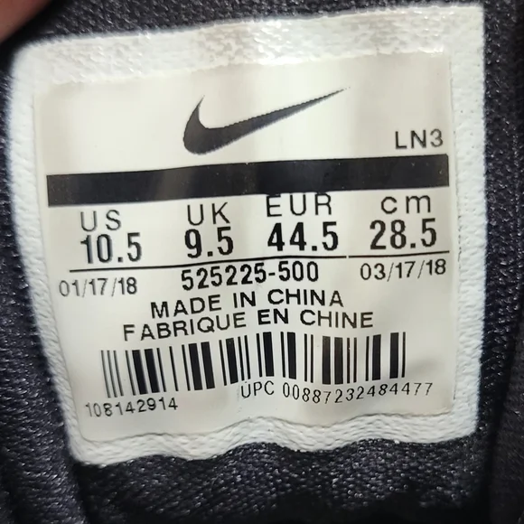 Nike Air Max Tempo USA Men's Size 10.5 Basketball Shoes Purple/Red - Picture 4 of 7